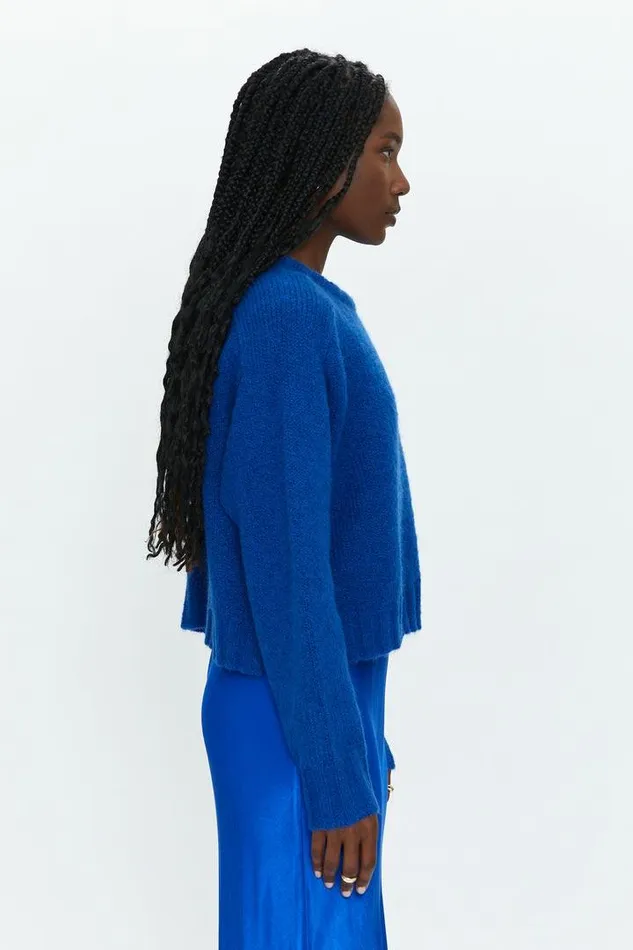 Pistola Denim Sweaters and Knits Women Adina Everyday Sweater 8211 Cobalt Cobalt