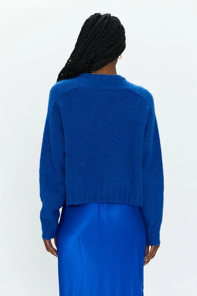Pistola Denim Sweaters and Knits Women Adina Everyday Sweater 8211 Cobalt Cobalt