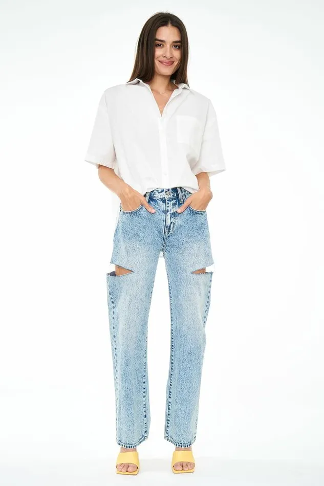 Pistola Denim Tops Women Cam Short Sleeve Button Down Shirt 8211 Le Blanc Le Blanc