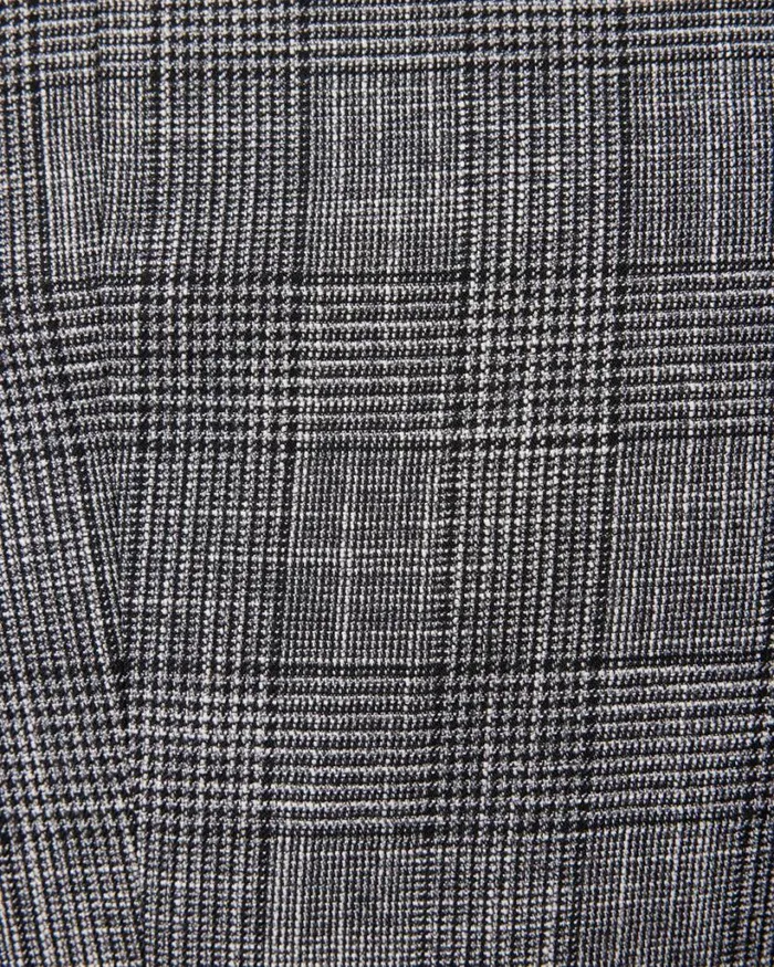 Politix Blazers Men Slim Fit Check Tailored Jacket Grey Check
