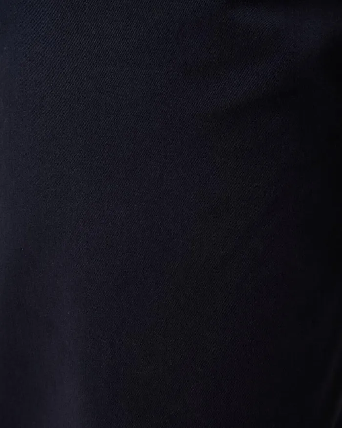 Politix Chinos Men Slim Stretch Cotton Chino Dark Navy