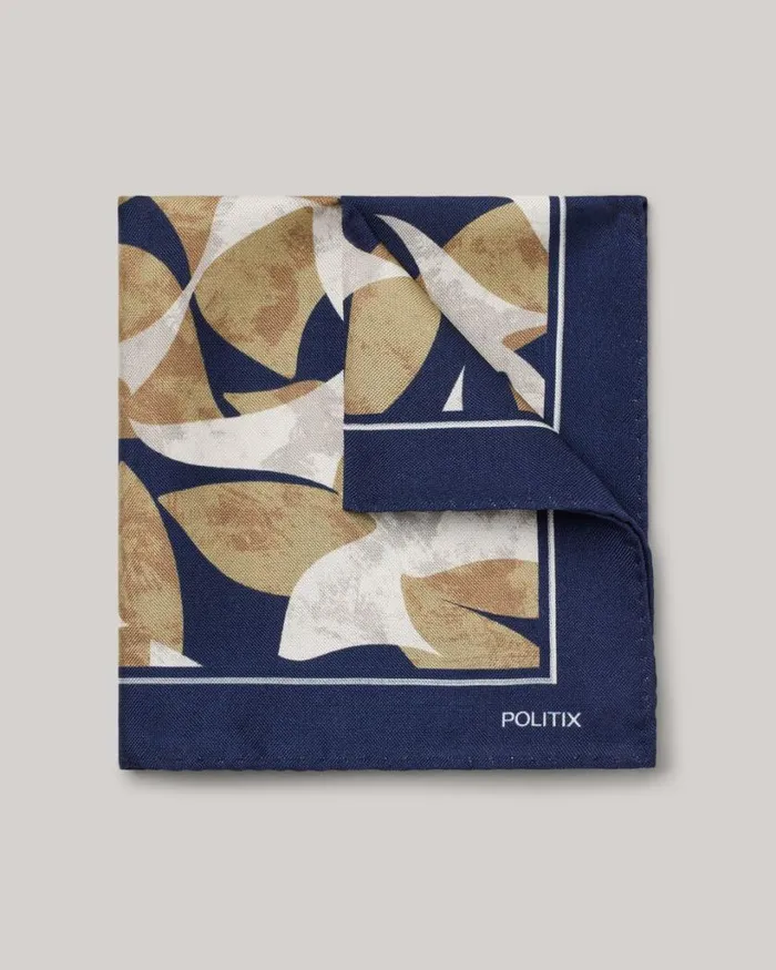 Politix Pocket Squares Men Silk Satin Pocket Square Mushroom