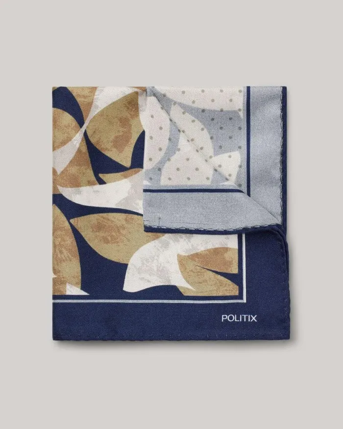 Politix Pocket Squares Men Silk Satin Pocket Square Mushroom