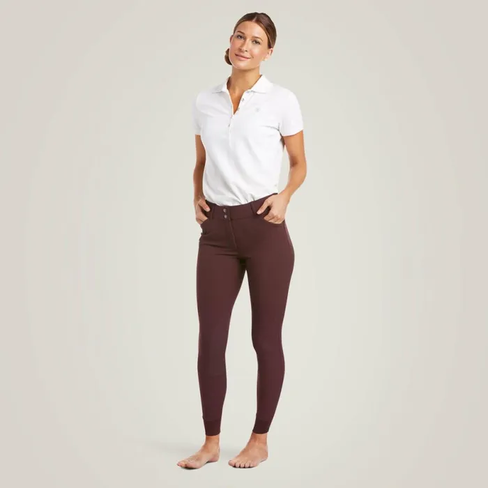 Prelude Knee Patch Breech Cocoa Women Ariat Pants and Shorts