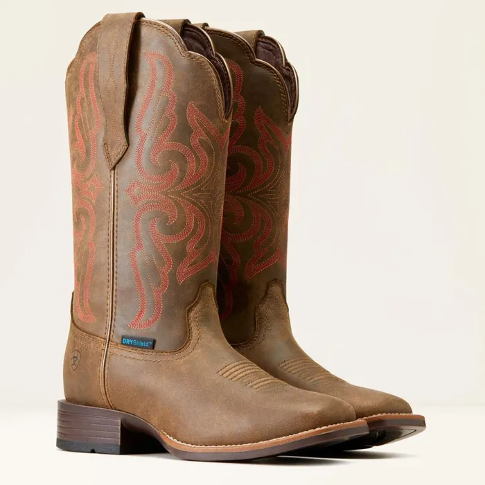 Primera StretchFit Waterproof Western Boot Pebble Women Ariat Western Boots Primera StretchFit Waterproof Western Boot Pebble Women Ariat Western Boots