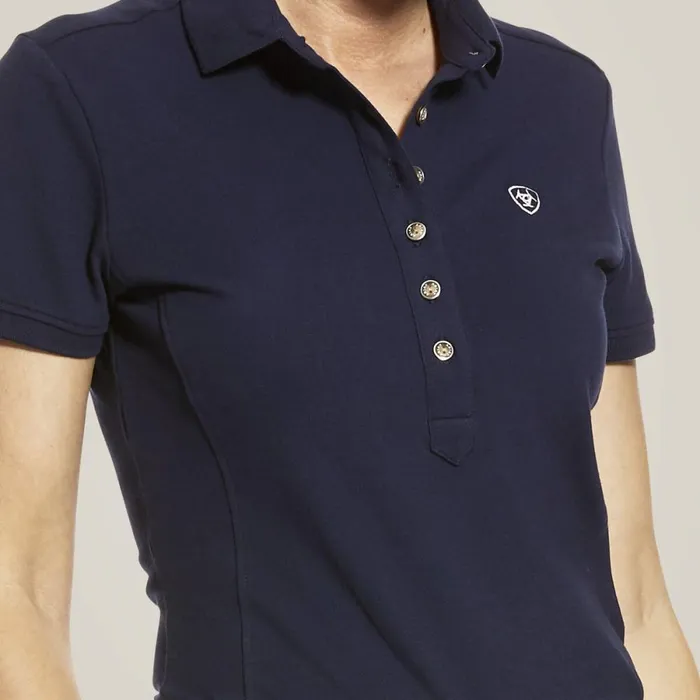 Prix 20 Polo Navy Women Ariat TShirts and Tops Prix 20 Polo Navy Women Ariat TShirts and Tops