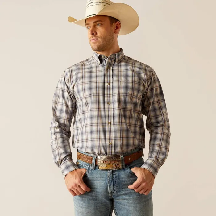 Pro Series Dash Classic Fit Shirt Navy Men Ariat Button Down Shirts