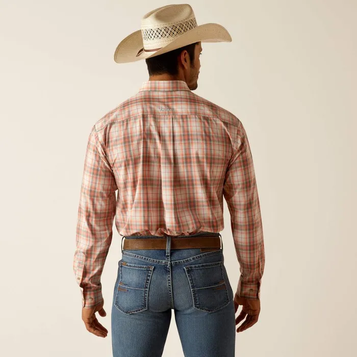 Pro Series Knox Classic Fit Shirt Coral Men Ariat Button Down Shirts Pro Series Knox Classic Fit Shirt Coral Men Ariat Button Down Shirts