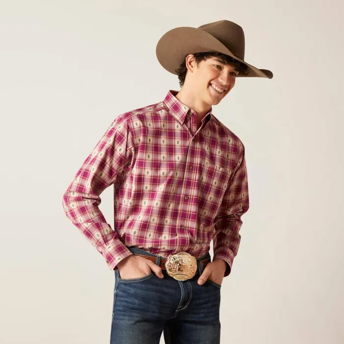 Pro Series Seamus Classic Fit Shirt Terra Rouge Men Ariat Button Down Shirts