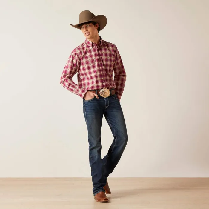 Pro Series Seamus Classic Fit Shirt Terra Rouge Men Ariat Button Down Shirts Pro Series Seamus Classic Fit Shirt Terra Rouge Men Ariat Button Down Shirts