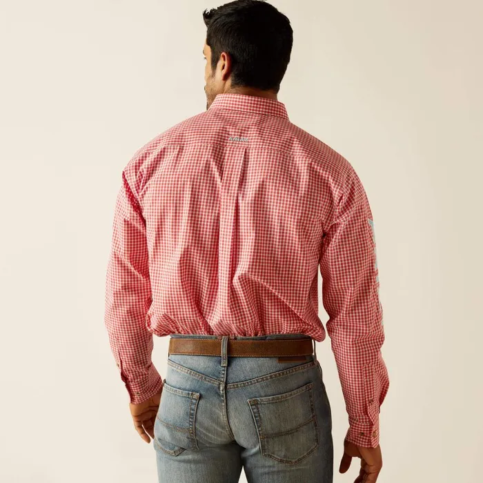 Pro Series Team Gilbert Classic Fit Shirt Red Men Ariat Button Down Shirts Pro Series Team Gilbert Classic Fit Shirt Red Men Ariat Button Down Shirts