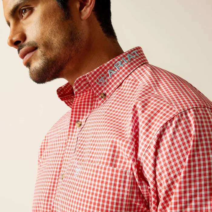 Pro Series Team Gilbert Classic Fit Shirt Red Men Ariat Button Down Shirts Pro Series Team Gilbert Classic Fit Shirt Red Men Ariat Button Down Shirts