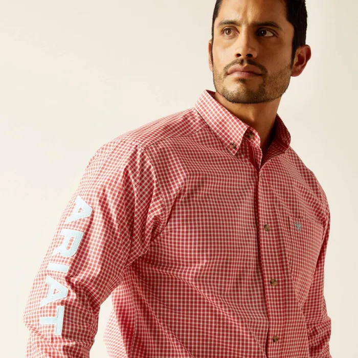 Pro Series Team Gilbert Classic Fit Shirt Red Men Ariat Button Down Shirts Pro Series Team Gilbert Classic Fit Shirt Red Men Ariat Button Down Shirts