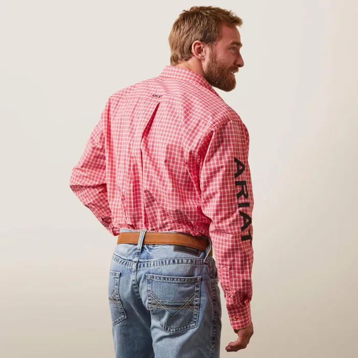 Pro Series Team Saul Classic Fit Shirt Red Men Ariat Button Down Shirts Pro Series Team Saul Classic Fit Shirt Red Men Ariat Button Down Shirts