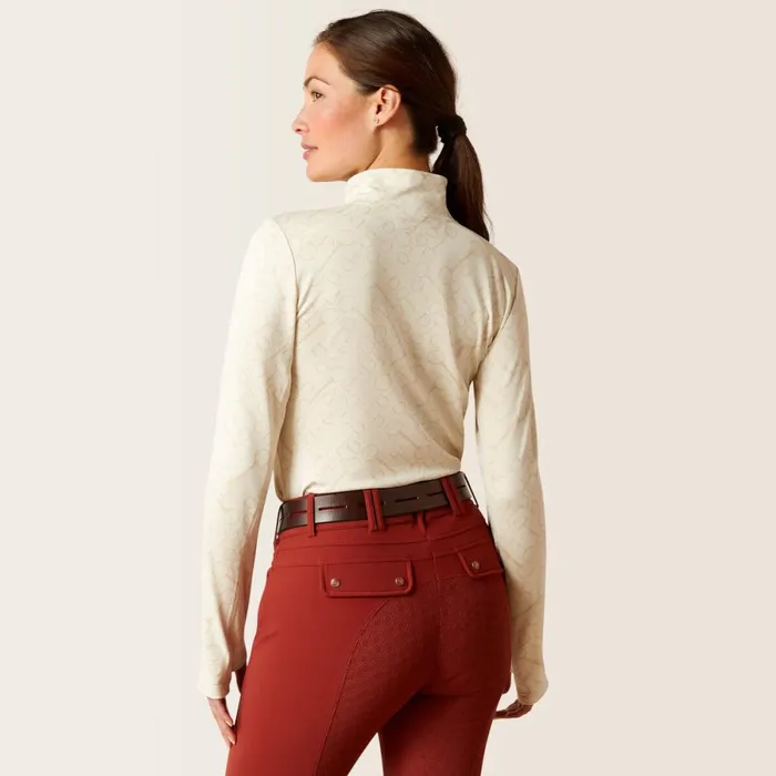 Prophecy 14 Zip Baselayer Petrified Oak Women Ariat TShirts and Tops Prophecy 14 Zip Baselayer Petrified Oak Women Ariat TShirts and Tops