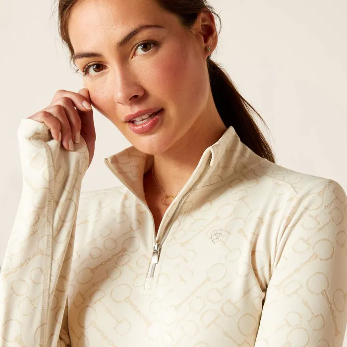 Prophecy 14 Zip Baselayer Petrified Oak Women Ariat TShirts and Tops Prophecy 14 Zip Baselayer Petrified Oak Women Ariat TShirts and Tops