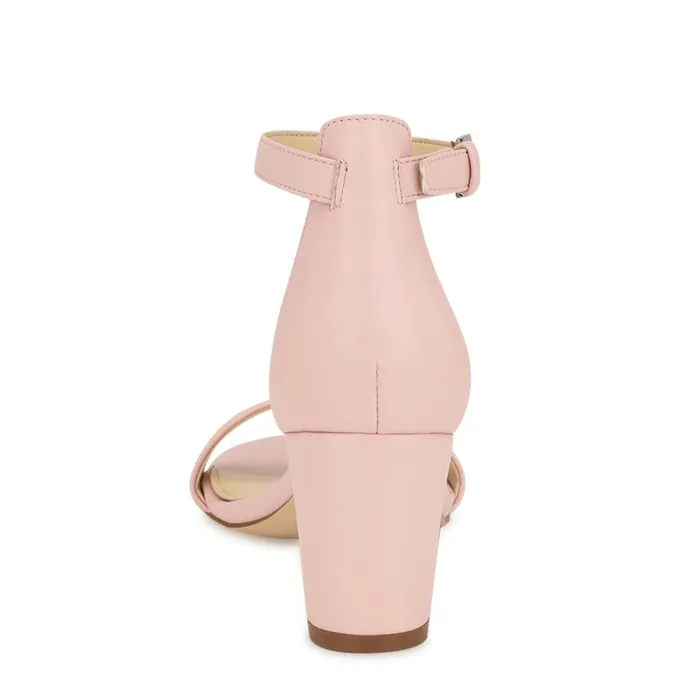 Pruce Ankle Strap Block Heel Sandals Light Pink Women Nine West Sandals Pruce Ankle Strap Block Heel Sandals Light Pink Women Nine West Sandals