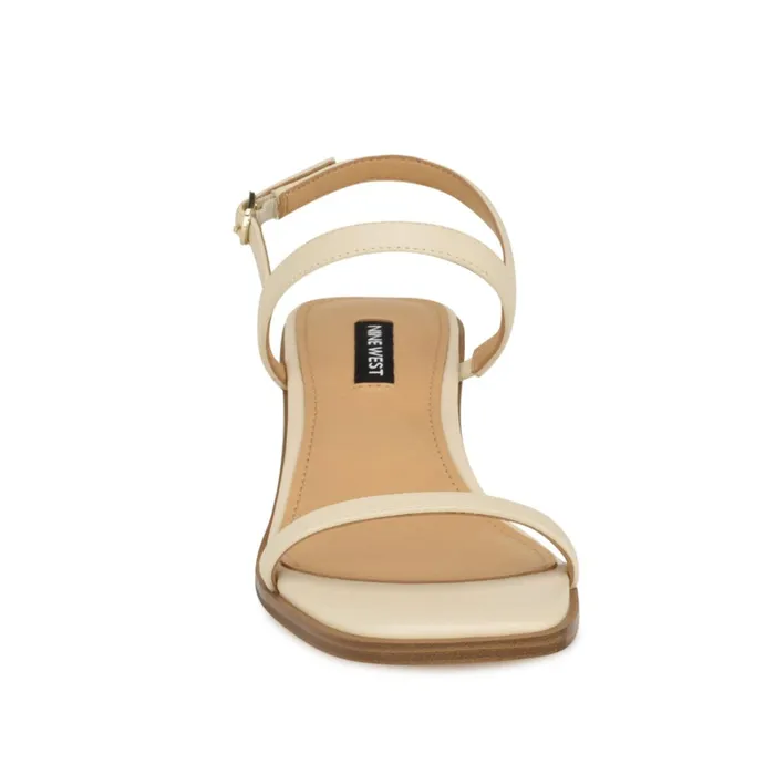 Purdy Block Heel Sandals Ivory Women Nine West Heeled Purdy Block Heel Sandals Ivory Women Nine West Heeled