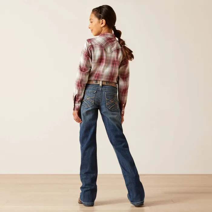 REAL Everlee Boot Cut Jean Chill Blue Kids Ariat Jeans REAL Everlee Boot Cut Jean Chill Blue Kids Ariat Jeans