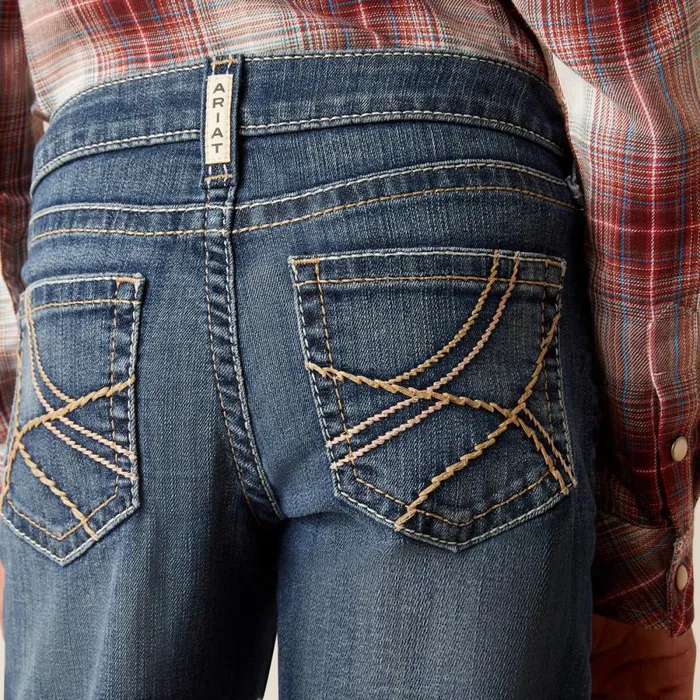 REAL Everlee Boot Cut Jean Chill Blue Kids Ariat Jeans REAL Everlee Boot Cut Jean Chill Blue Kids Ariat Jeans