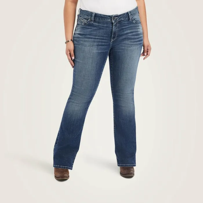REAL Mid Rise Raquel Boot Cut Jean Canadian Women Ariat Denim REAL Mid Rise Raquel Boot Cut Jean Canadian Women Ariat Denim
