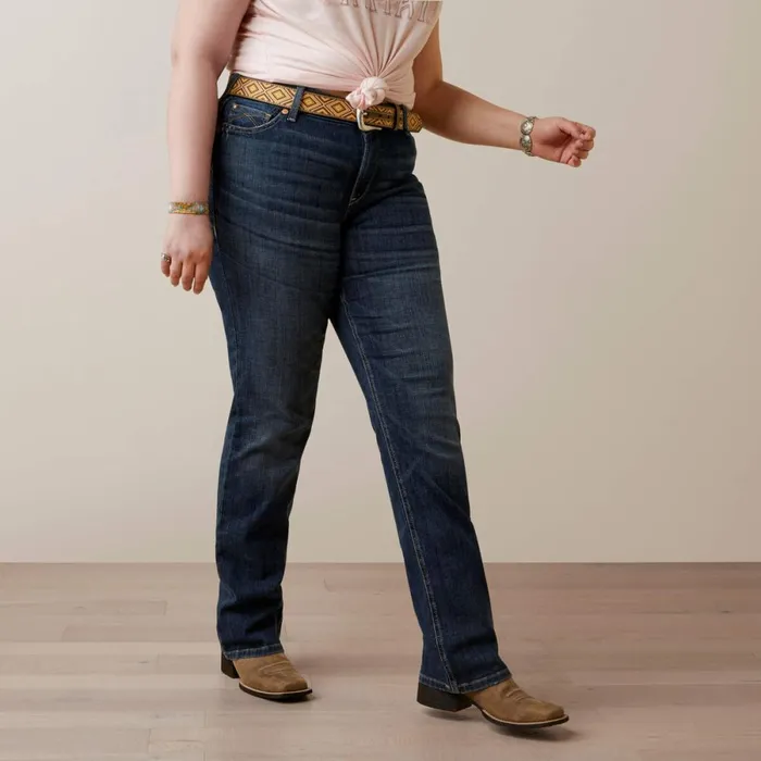 REAL Perfect Rise Aubree Straight Jean Missouri Women Ariat Denim REAL Perfect Rise Aubree Straight Jean Missouri Women Ariat Denim