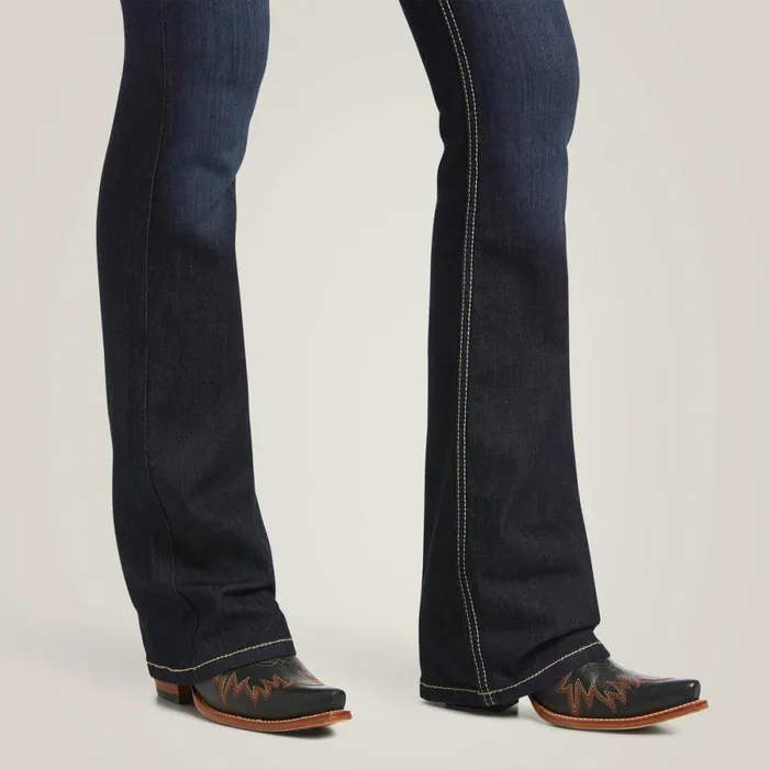 REAL Perfect Rise Contessa Boot Cut Jean Nashville Women Ariat Denim REAL Perfect Rise Contessa Boot Cut Jean Nashville Women Ariat Denim