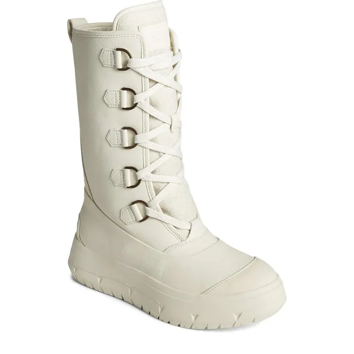 Rain and Duck Boots Women Sperry Kittery Insulated Winter Boot Ivory Rain and Duck Boots Women Sperry Kittery Insulated Winter Boot Ivory