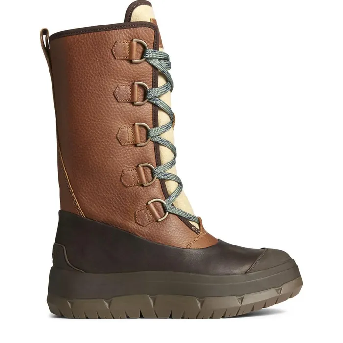Rain and Duck Boots Women Sperry Kittery Insulated Winter Boot Tan