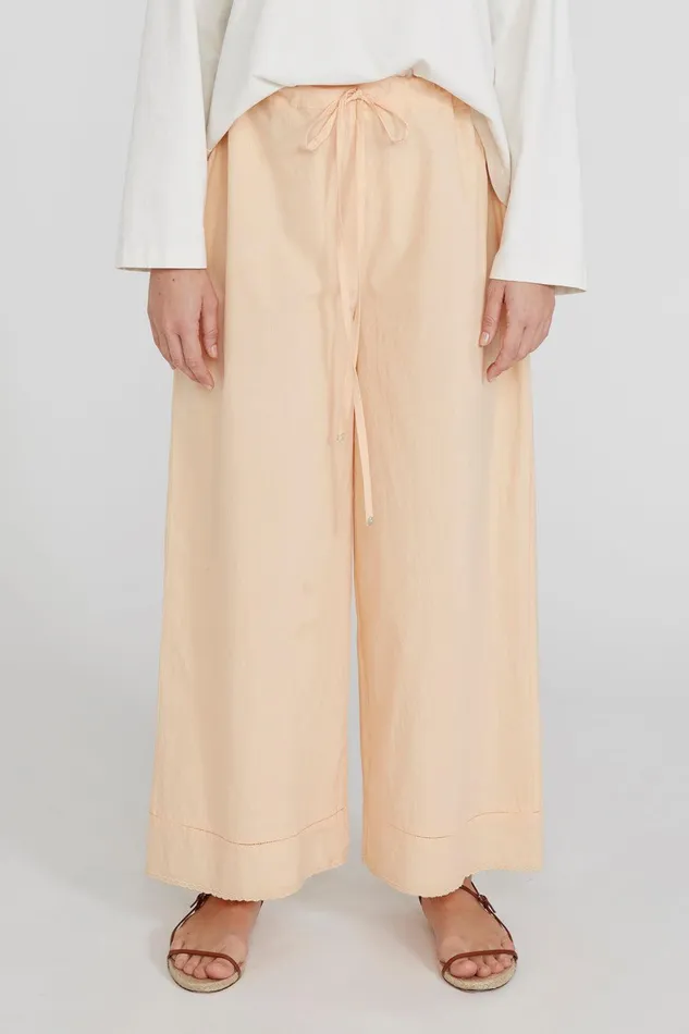 Ramona Poplin Pant Apricot Ice Women Chan Luu Bottoms