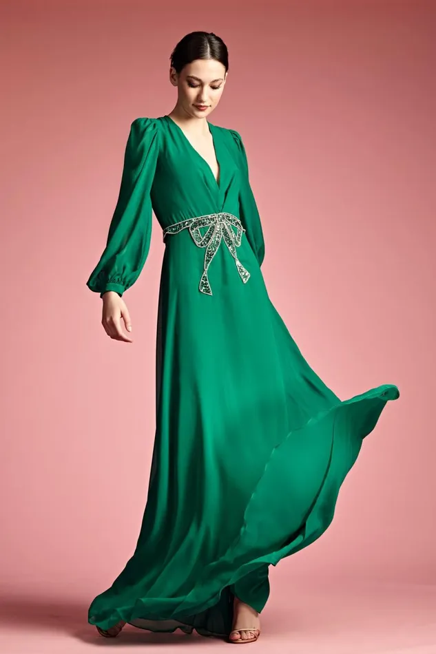 Ramsey Gown 8211 Malachite Women Sachin and Babi Formal