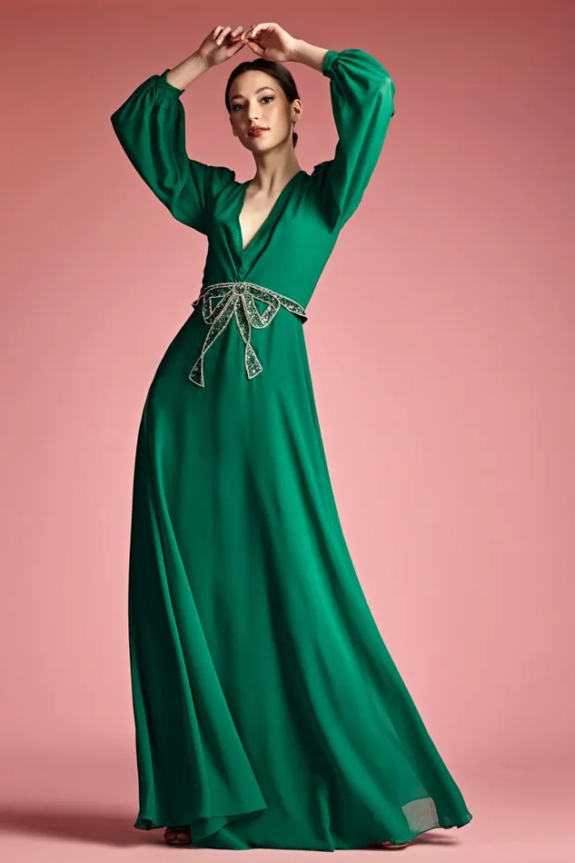 Ramsey Gown 8211 Malachite Women Sachin and Babi Formal