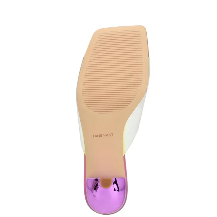 Raylen Heeled Slide Sandals Sunset Multi Metallic Women Nine West Sandals Raylen Heeled Slide Sandals Sunset Multi Metallic Women Nine West Sandals
