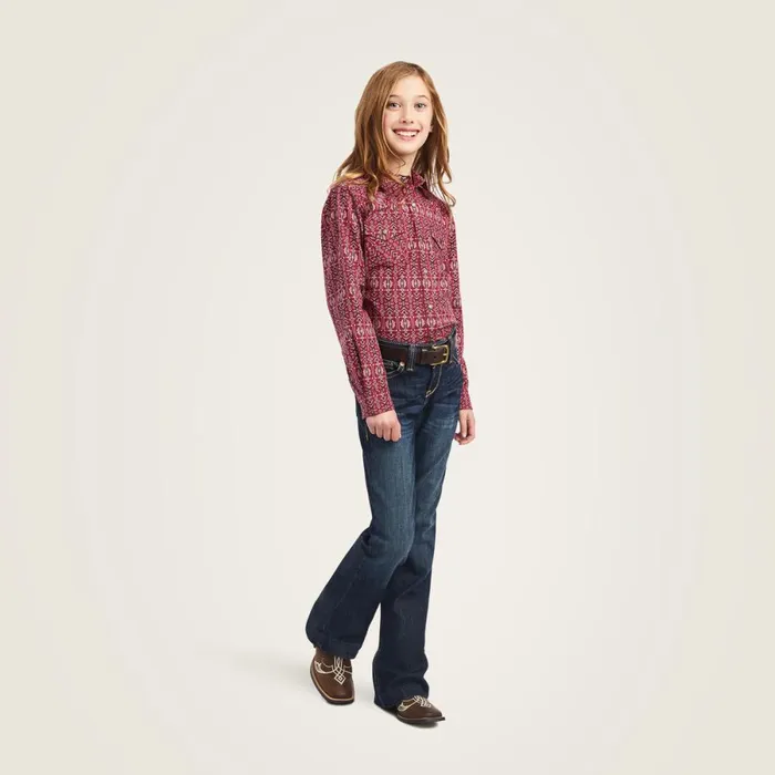 REAL Alma Shirt Alma Print Kids Ariat Button Down Shirts REAL Alma Shirt Alma Print Kids Ariat Button Down Shirts