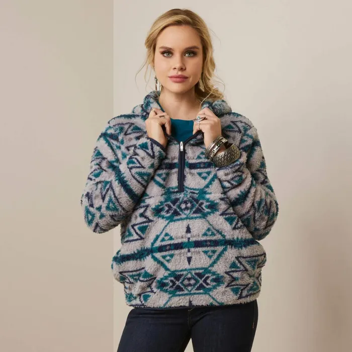 REAL Berber Pullover Sweatshirt Rocky Mountain Print Women Ariat Sweatshirts and Hoodies