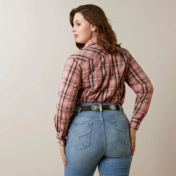 REAL Billie Rae Shirt Saguaro Plaid Women Ariat TShirts and Tops REAL Billie Rae Shirt Saguaro Plaid Women Ariat TShirts and Tops
