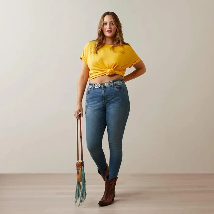 REAL Cool Cow Tee Yolk Yellow Women Ariat TShirts and Tops REAL Cool Cow Tee Yolk Yellow Women Ariat TShirts and Tops