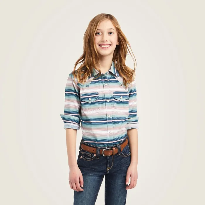 REAL Downstream Shirt Downstream Serape Kids Ariat Button Down Shirts