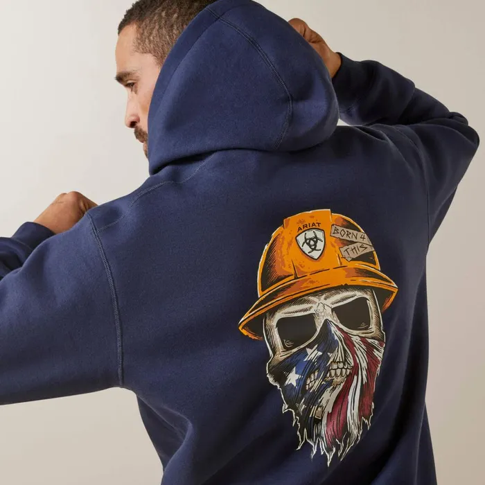 Rebar Born For This Full Zip Hoodie Navy Men Ariat Sweatshirts and Hoodies Rebar Born For This Full Zip Hoodie Navy Men Ariat Sweatshirts and Hoodies