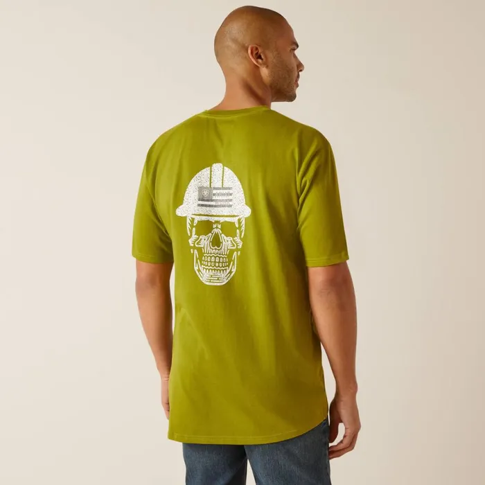 Rebar Cotton Strong Roughneck Graphic TShirt Going Green Men Ariat TShirts and Polos