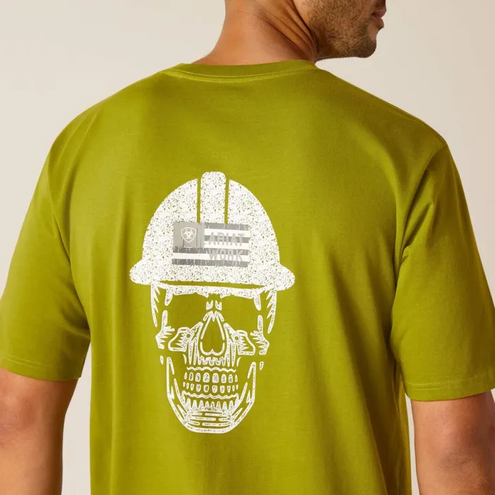 Rebar Cotton Strong Roughneck Graphic TShirt Going Green Men Ariat TShirts and Polos Rebar Cotton Strong Roughneck Graphic TShirt Going Green Men Ariat TShirts and Polos