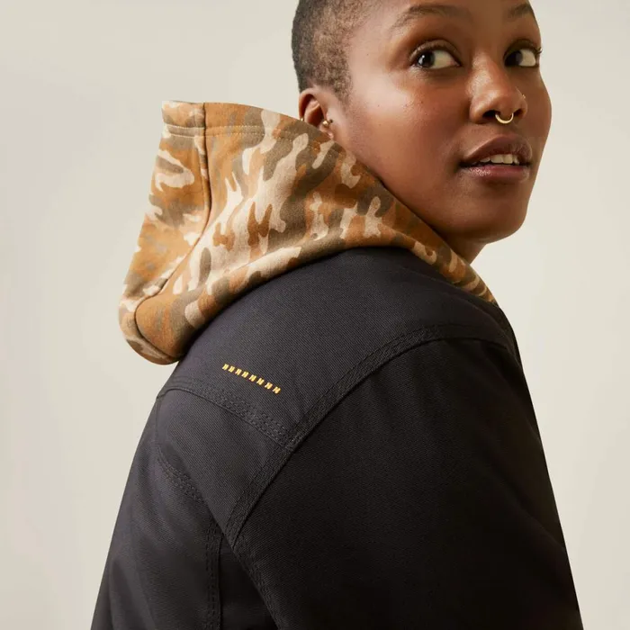 Rebar DuraCanvas Bomber Jacket Black Women Ariat Jackets and Vests Rebar DuraCanvas Bomber Jacket Black Women Ariat Jackets and Vests