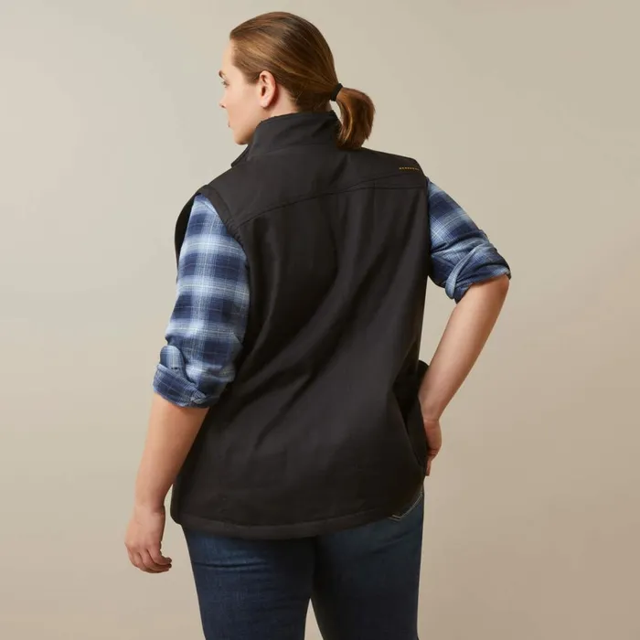 Rebar DuraCanvas Insulated Vest Black Women Ariat Workwear Rebar DuraCanvas Insulated Vest Black Women Ariat Workwear