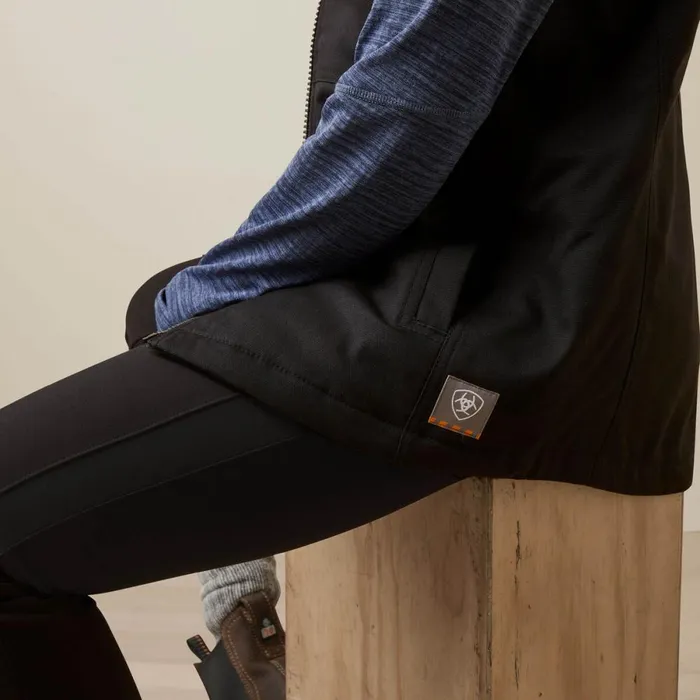 Rebar DuraCanvas Insulated Vest Black Women Ariat Workwear Rebar DuraCanvas Insulated Vest Black Women Ariat Workwear