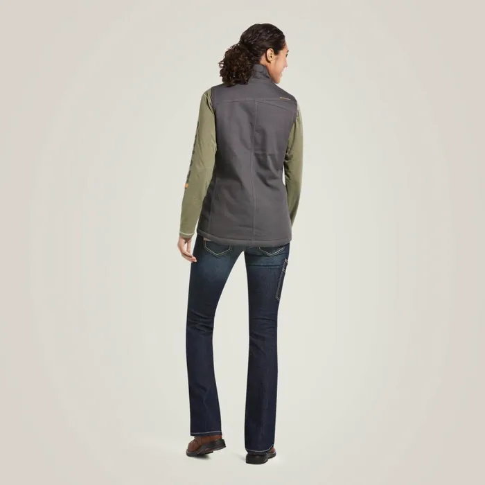 Rebar DuraCanvas Insulated Vest Rebar Grey Women Ariat Jackets and Vests Rebar DuraCanvas Insulated Vest Rebar Grey Women Ariat Jackets and Vests