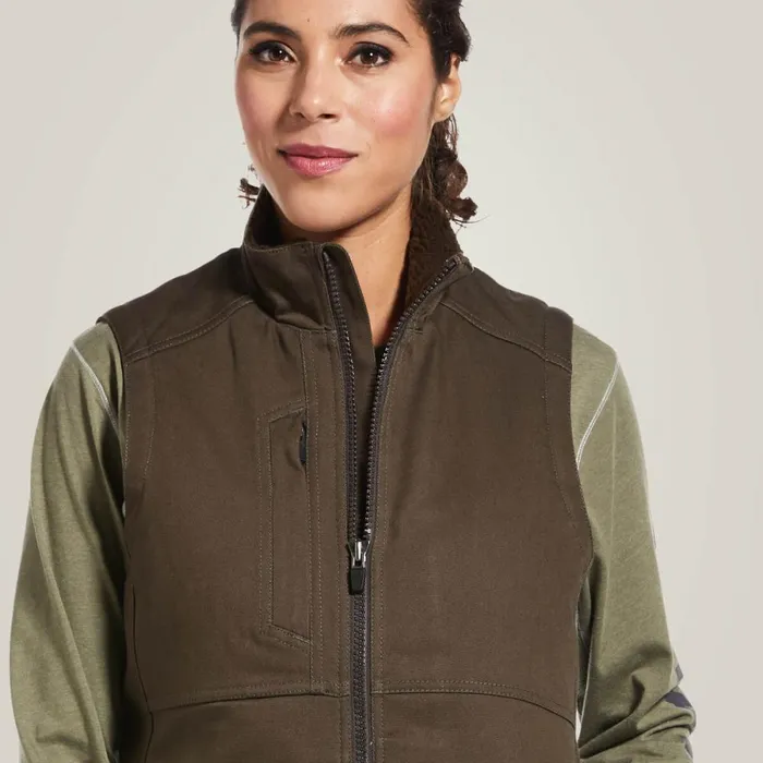 Rebar DuraCanvas Insulated Vest Wren Women Ariat Jackets and Vests Rebar DuraCanvas Insulated Vest Wren Women Ariat Jackets and Vests