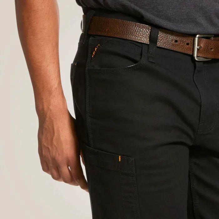 Rebar DuraStretch Made Tough 10034 Short Black Men Ariat Pants and Shorts Rebar DuraStretch Made Tough 10034 Short Black Men Ariat Pants and Shorts