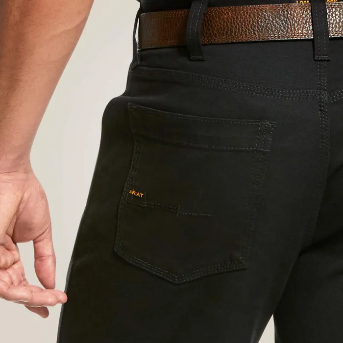 Rebar DuraStretch Made Tough 10034 Short Black Men Ariat Pants and Shorts Rebar DuraStretch Made Tough 10034 Short Black Men Ariat Pants and Shorts