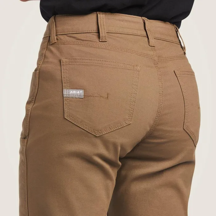 Rebar DuraStretch Made Tough Double Front Pant Field Khaki Women Ariat Pants and Shorts Rebar DuraStretch Made Tough Double Front Pant Field Khaki Women Ariat Pants and Shorts