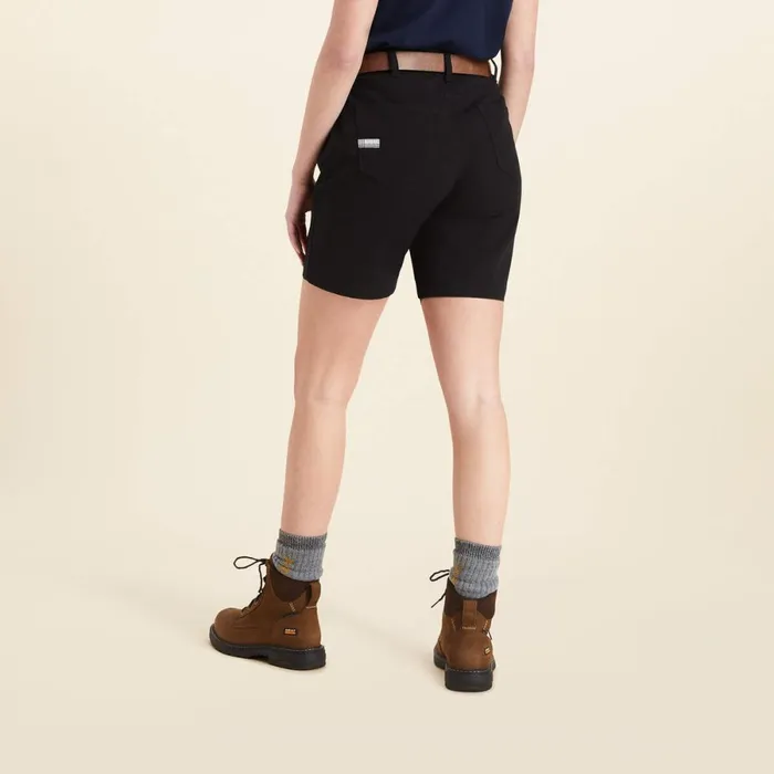 Rebar DuraStretch Made Tough Short Black Women Ariat Pants and Shorts Rebar DuraStretch Made Tough Short Black Women Ariat Pants and Shorts